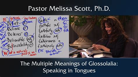 The Multiple Meanings of Glossolalia: Speaking in Tongues - Holy Spirit ...