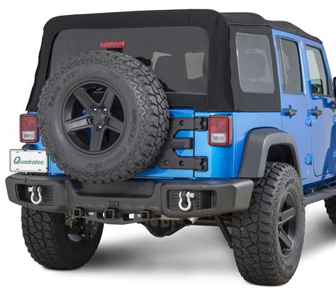 TACTIK 12052.0002 Rear Bumper for 07-18 Jeep Wrangler JK | Quadratec