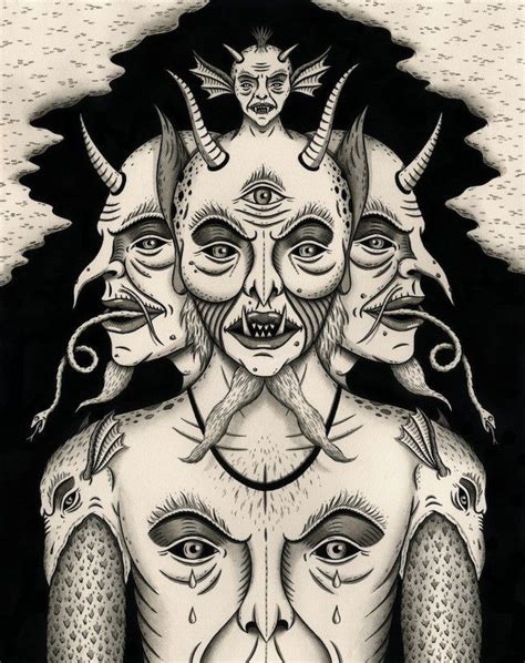 Weeping Demon | Demon art, Occult art, Satanic art