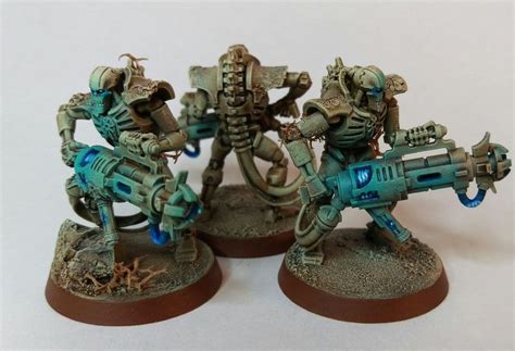 Finished some more speed painted sandstone Necrons this weekend, and filmed the process for a ...