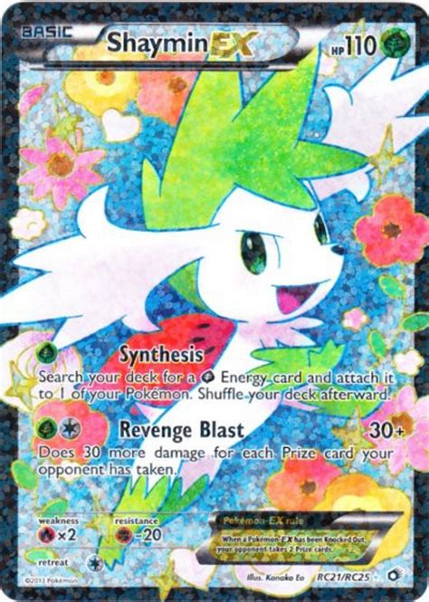 Pokemon Black White Legendary Treasures Radiant Collection Single Card Ultra Rare Holo Shaymin ...