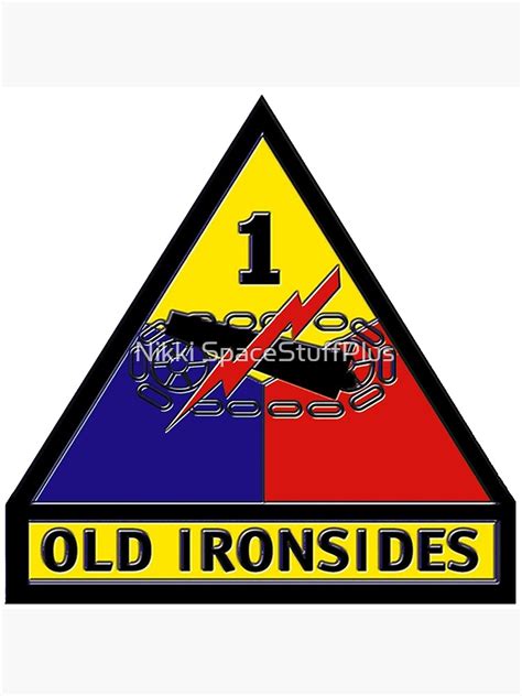 "1st Armored Division Crest" Poster by Spacestuffplus | Redbubble