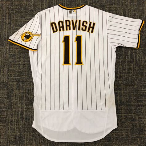 Yu Darvish Jersey Authenticated for 3 WINS - Game-Used Home White Jersey Size 44 | San Diego ...