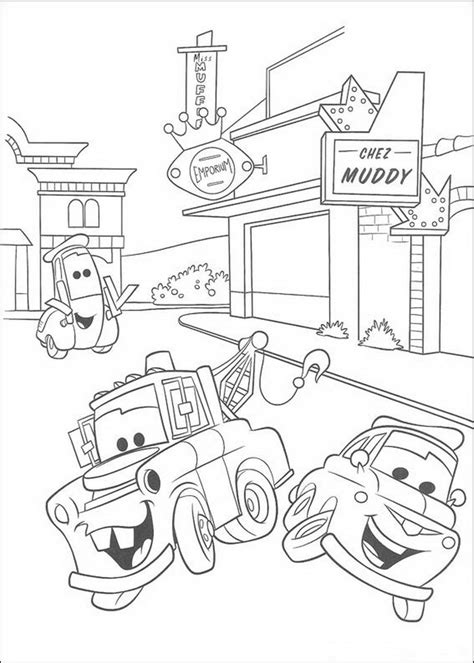 Cars Coloring Pages - Coloringpages1001.com