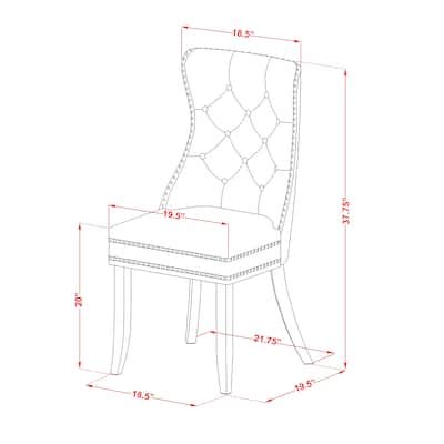 East West Furniture Dining Table Set Contains a Round Dining Table and Chairs, Linen White ...