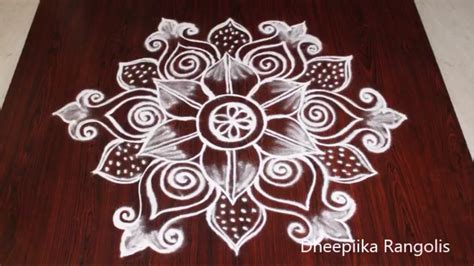 Simple kolam || Chukkaleni Muggulu – Kolams of India