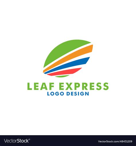 Express logo design template Royalty Free Vector Image