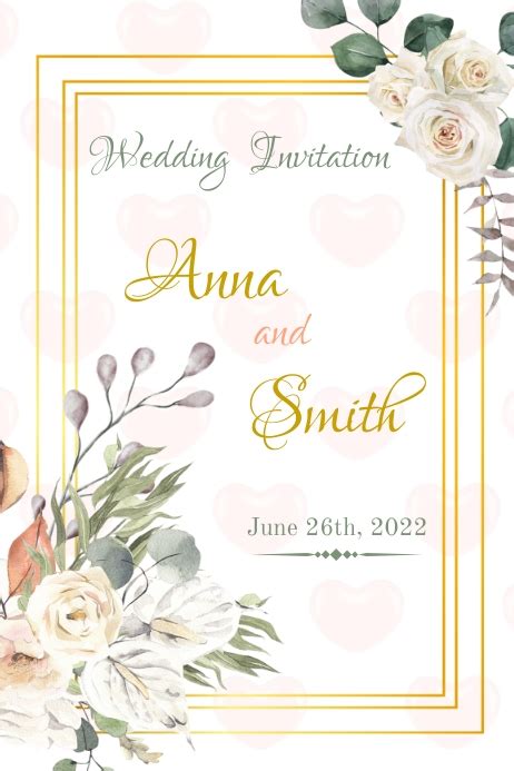 Wedding Banner Template | PosterMyWall