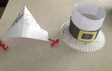 Pilgrim Hat and Bonnet. | Preschool crafts, Pilgrim hat, Crafts