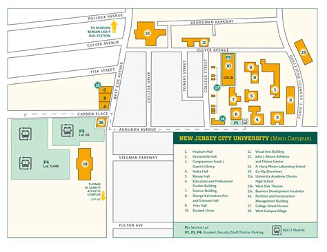 Campus Map | New Jersey City University