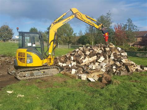 Wood Splitter Attachment to hire from Ridgway Rentals for Firewood