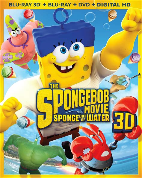 the spongebob movie: sponge out of water (blu ray 3d blu