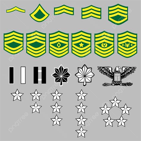 Insigne De Grade De Larmée Américaine Usa Lieutenant Chef Vecteur PNG , Etats Unis, Lieutenant ...