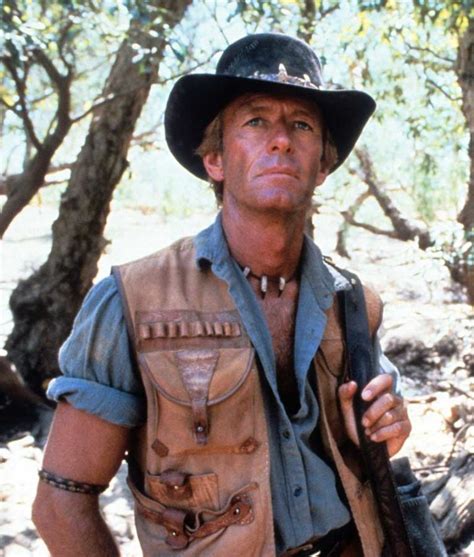 Paul Hogan Crocodile Dundee Vest | Paul Hogan Brown Vest