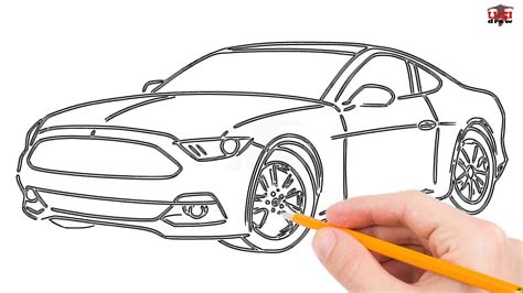 Simple Step Easy Car Drawing For Kids - Rectangle Circle