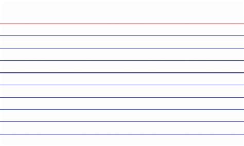 4X6 Index Card Template Word 2007 2016 2013 Microsoft Lined Pertaining To 4X6 Note Card Template ...