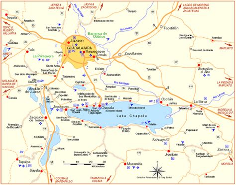 Lake Chapala Mexico Map - Draw A Topographic Map