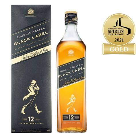 Johnnie Walker Black Label Aged 12 YO Blended Scotch Whisky