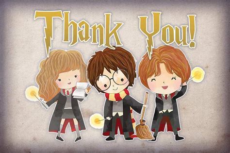 Harry Potter Thank You Card Template - Cards Design Templates