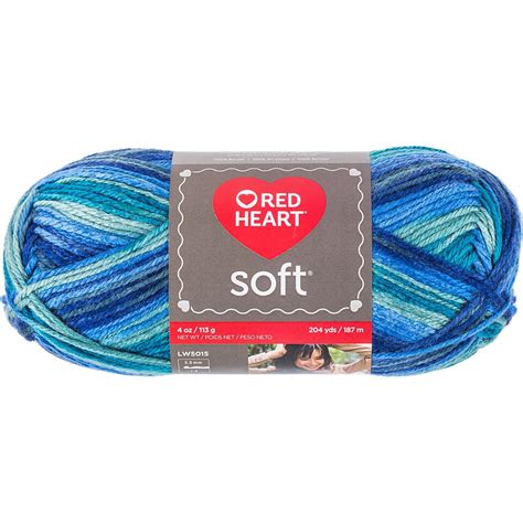 Red Heart Soft Yarn-Seaglass - Walmart.com