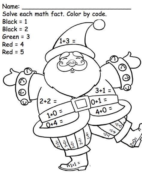 Santa Math Worksheets