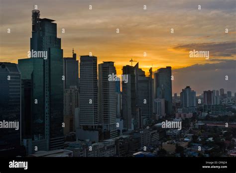 Skyline along Manila Bay, Manila, Philippines Stock Photo - Alamy