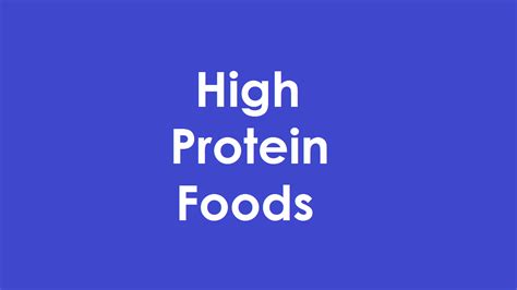 Highest Protein Foods | Which Foods Have More Proteins