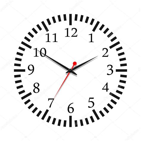 Vector illustration of a clock — Stock Vector © ottoshtekker #8125942