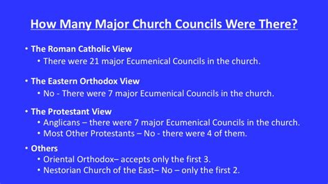 Ecumenical Church Councils