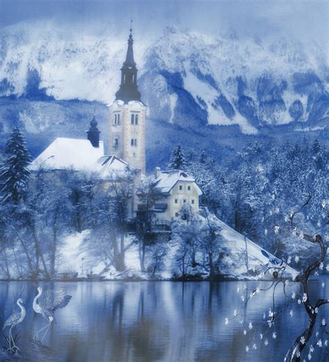 Winter Castle 2 premade background by AngelaHolmesStock on DeviantArt