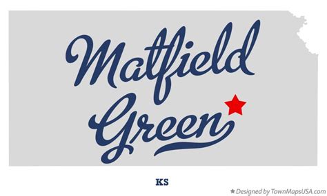 Map of Matfield Green, KS, Kansas