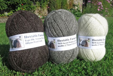 Huxtable Farm Jacob sheep wool yarn - Huxtable Farm