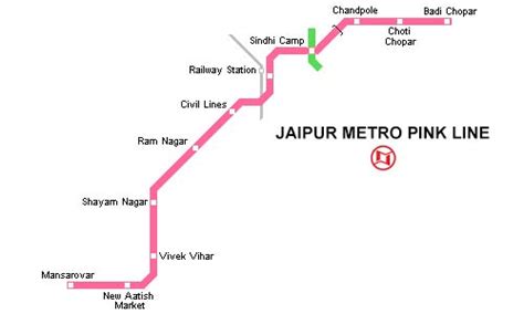 Jaipur Metro Map 2025, Stations & Metro Lines Maps - YoMetro