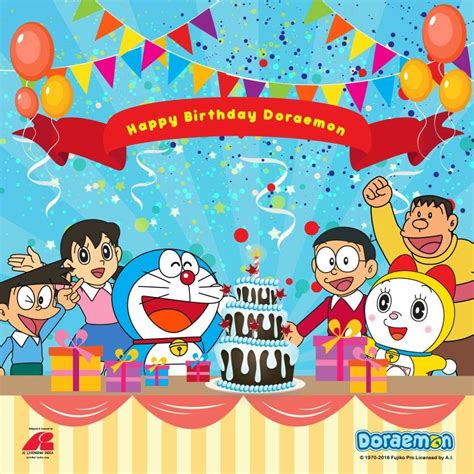 Happy Birthday Doraemon Happy Birthday Logo, Happy Birthday Drawings, Happpy Birthday, Happy ...