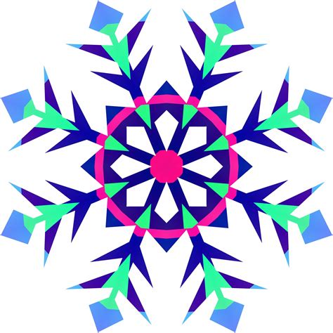 Color Snowflake Free Stock Photo - Public Domain Pictures