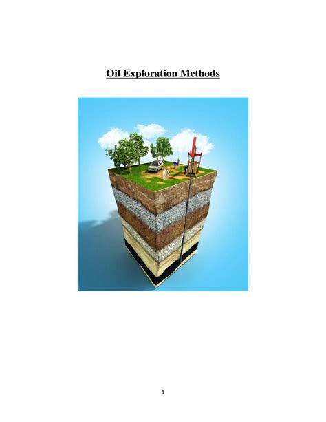 SOLUTION: Oil exploration methods - Studypool