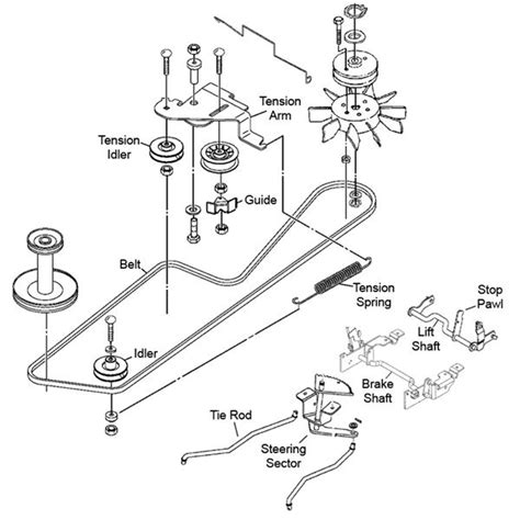 John Deere D140 Deck Diagram