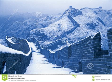 Great Wall of China stock photo. Image of great, fort - 57939210