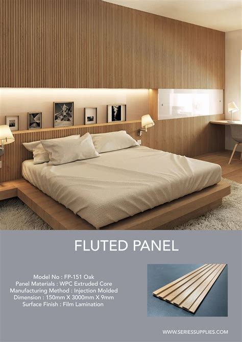 FLUTED WALL PANEL | Feature wall bedroom, Wall panels bedroom, Bedroom wall