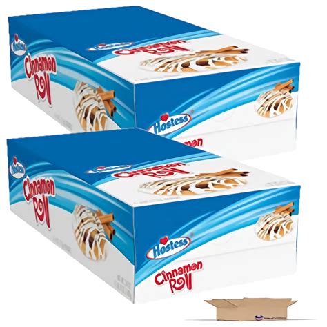 Iced Cinnamon Rolls by Hostess | 4 Ounces | 6 Count Box | Pack of 2 ...