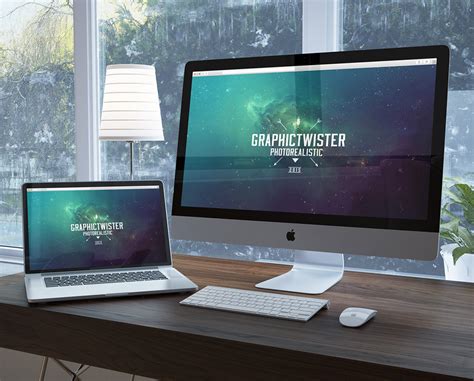 Free 4574+ Free Mockup Computer Yellowimages Mockups