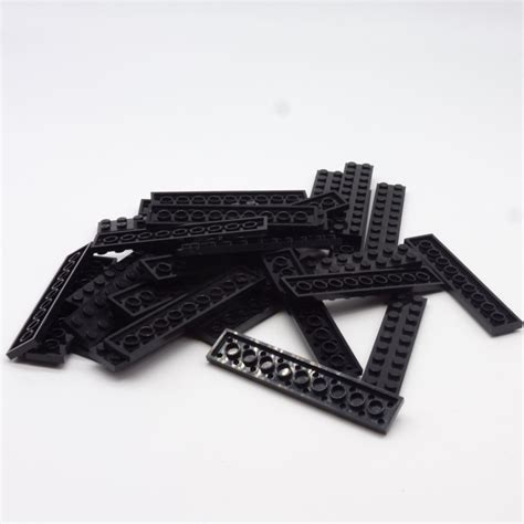 Lego 29X 3832 Plate 2x10 Black Black