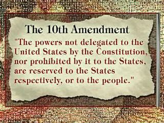 10th Amendment - The Bill of Rights