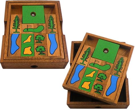 Golf Field - Wooden Puzzle Brain Teaser