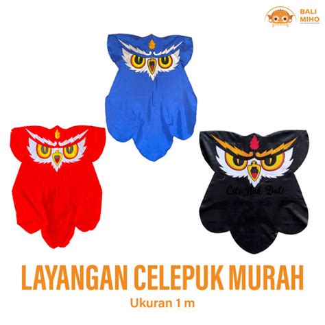 Jual Layangan Celepuk Murah Motif Simple - Layangan Owl Kain Murah ...