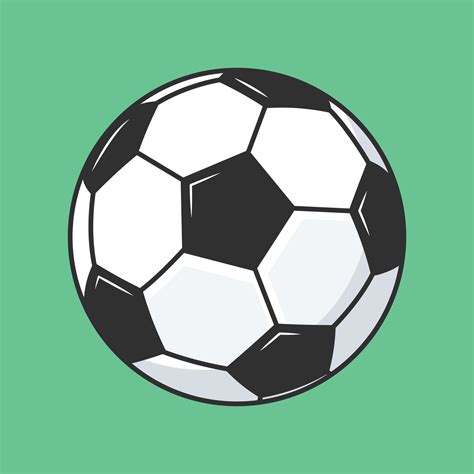 Soccer ball football cartoon icon vector illustration. Sports icon concept illustration ...