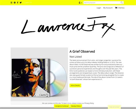 Laurence Fox Official Online Store : Merch, Music, Downloads & Clothing