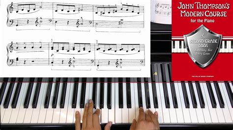 Page 14 Distant Bells JOHN THOMPSON'S MODERN COURSE FO THE PIANO SECOND GRADE - YouTube