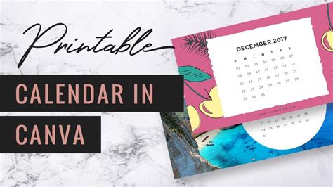 Calendar Template Canva | HQ Template Documents