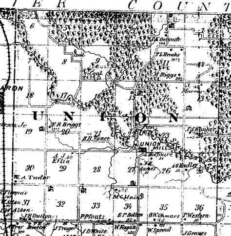 Mahaska County, Iowa 1875 Map